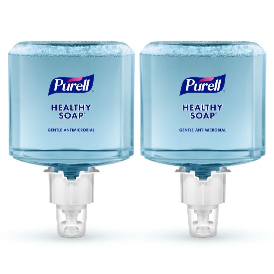 Picture of PURELL Brand 0.5% BAK Antimicrobial HEALTHY SOAP Foam ES6 Refill, Lightly Fragranced, 40.6 Oz, Pack of 2