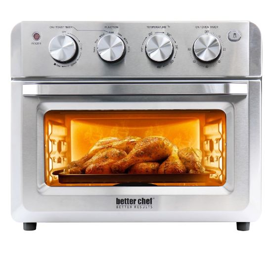 Picture of Better Chef Do-It-All Convection Air Fryer/Toaster/Broiler Oven, 20-Liter, Silver