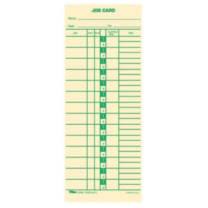 Picture of TOPS Time Cards (Replaces Original Card L61), Job Card Form, 1-Sided, 9in x 3 1/2in, Box Of 500