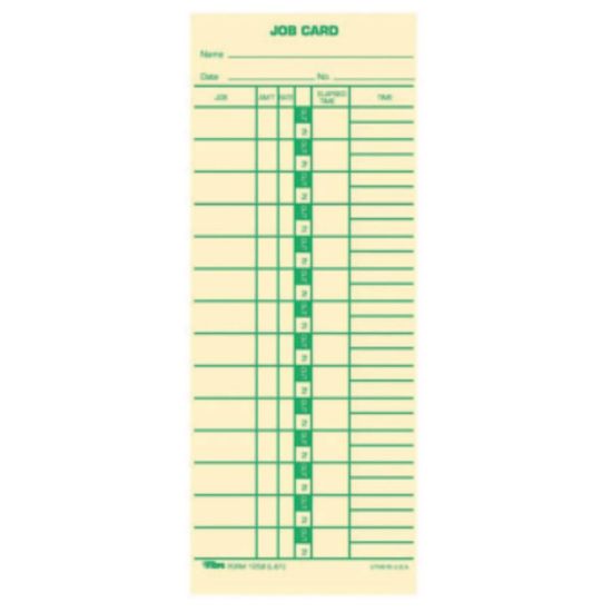 Picture of TOPS Time Cards (Replaces Original Card L61), Job Card Form, 1-Sided, 9in x 3 1/2in, Box Of 500