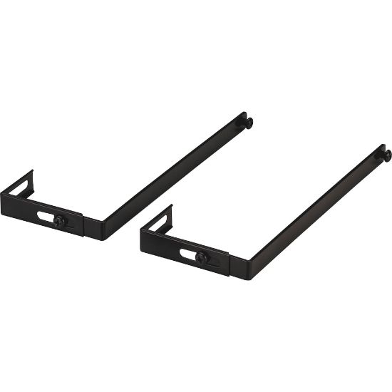 Picture of Lorell Metal Cubicle Hangers, Black, Pack Of 2