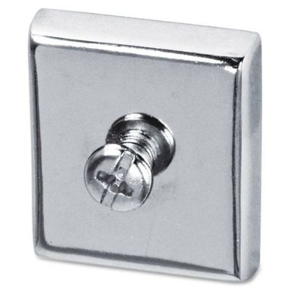 Picture of Lorell Heavy-Duty Cubicle Magnets, Silver, Pack Of 2