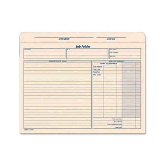 Picture of TOPS Letter File Jacket - 8 1/2in x 11in - Manila - 20 / Pack