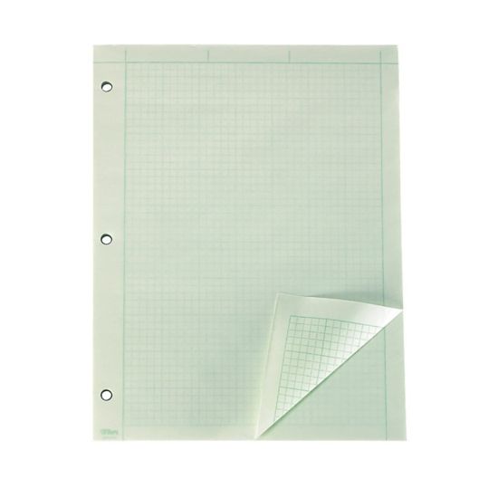 Picture of TOPS Engineers Computation Pads, 8 1/2in x 11in, Green, 100 Sheets