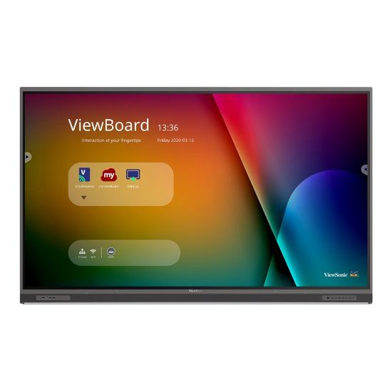 Picture of ViewSonic ViewBoard IFP8652-1C - 86in Diagonal Class (85.6in viewable) LED-backlit LCD display - interactive - 4K UHD (2160p) 3840 x 2160