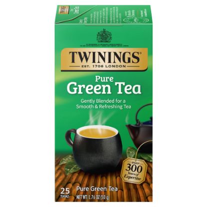 Picture of Twinings of London Green Tea, 2 Oz, Carton Of 25