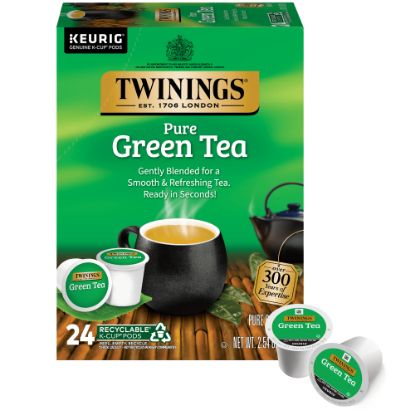 Picture of Twinings of London, Green Tea Single-Serve K-Cup Pods, Box Of 24