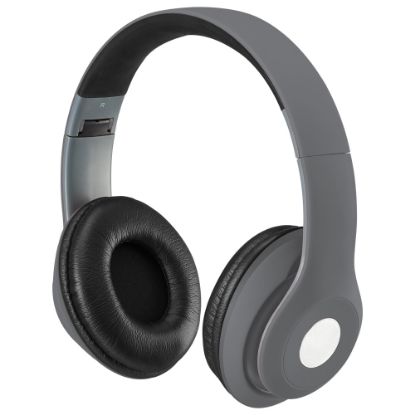 Picture of iLive Bluetooth Wireless Over-The-Ear Headphones, Gray, IAHB48MG