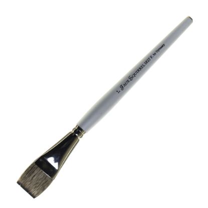 Picture of Dynasty Faux Squirrel Paint Brush, 1in, Flat Bristle, Squirrel Hair, Silver