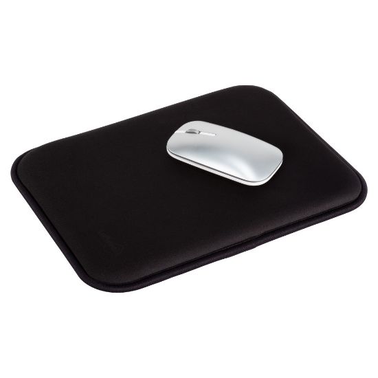 Picture of Allsop Executive Pillowcore Mousepad, 11.5in x 8.5in, Black