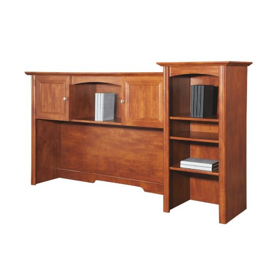 Picture of Realspace Broadstreet 65inW Hutch For U-Shaped Desk, Maple