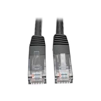 Picture of Tripp Lite Cat6 Gigabit Molded Patch Cable RJ45 M/M 550MHz 24 AWG Black 6ft