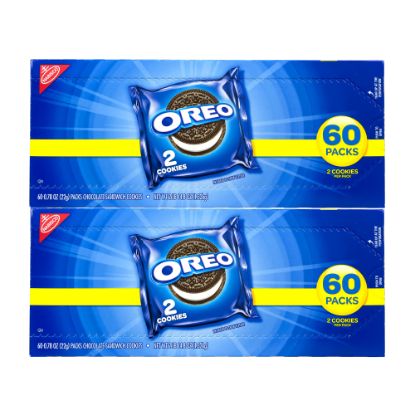 Picture of Oreo Chocolate Sandwich Cookies, 2 Cookies Per Pack, Box Of 120 Packs