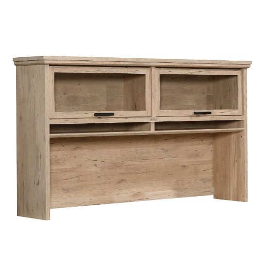 Picture of Sauder Mason Peak 72inW Desk Hutch For L-Desk Or Credenza, Prime Oak