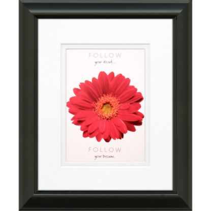 Picture of Timeless Frames Supreme & Addison Framed Floral Artwork, 8in x 10in, Black, Pink Daisy