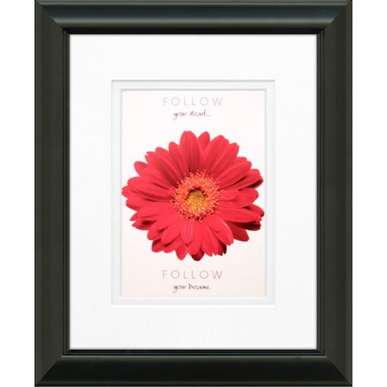 Picture of Timeless Frames Supreme & Addison Framed Floral Artwork, 8in x 10in, Black, Pink Daisy