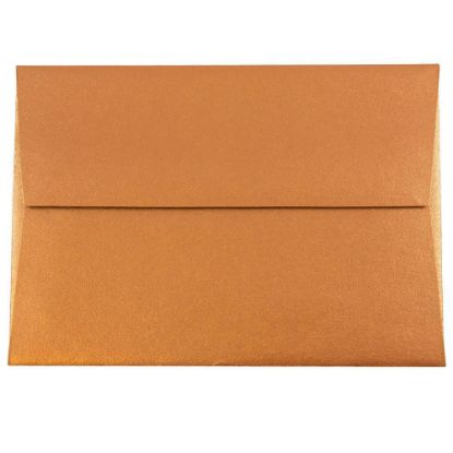 Picture of JAM Paper Envelopes, #4 Bar (A1), Gummed Seal, Copper, Pack Of 25