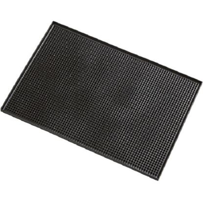 Picture of American Metalcraft Rubber Bar Mats, 12in x 18in, Black, Pack Of 12 Mats