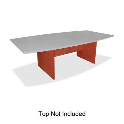 Picture of Lorell 3-Leg Conference Table Base, For 8ftW Top, Cherry