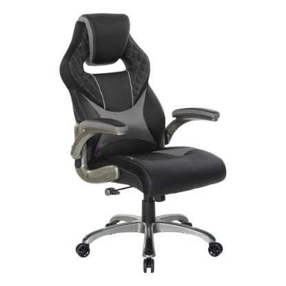 Picture of Office Star Oversite Gaming Chair, Black/Gray