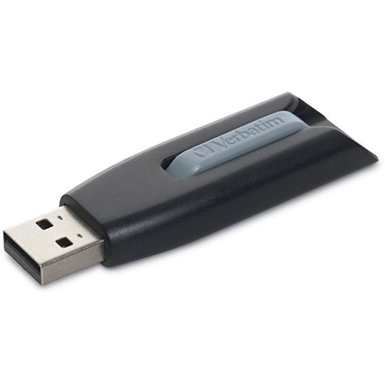 Picture of Verbatim Store "n Go V3 USB 3.0 Drive, 128GB, Black/Gray