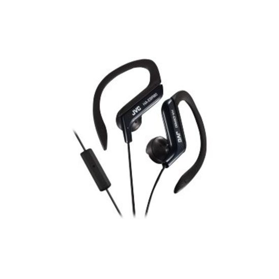 Picture of JVC In-Ear Sports Headphones With Microphone And Remote, Black, JVCHAEBR80B