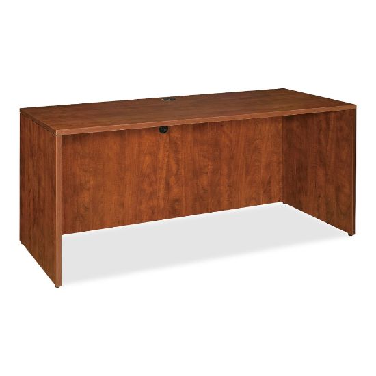 Picture of Lorell Essentials 72inW Computer Desk Credenza, Cherry