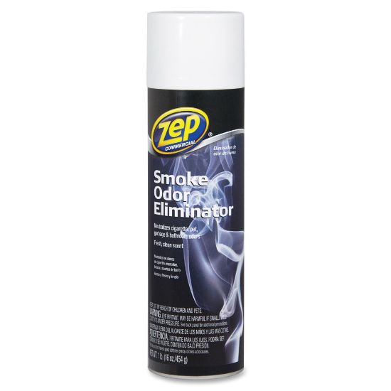 Picture of Zep Professional Strength Smoke Odor Eliminator - Aerosol - 16 oz - Crisp Mountain Fresh - 12 / Carton - Odor Neutralizer