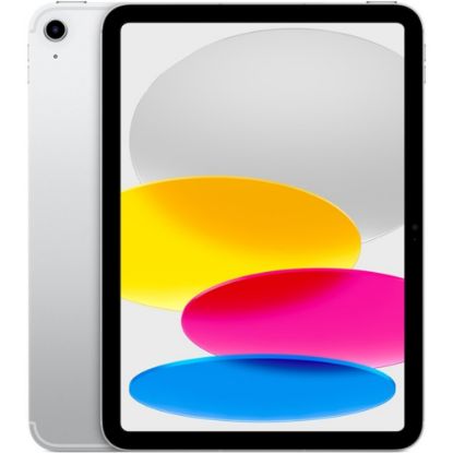 Picture of Apple iPad Tablet, 10.9in Touch Screen, 4GB Memory, 64GB Storage, 5G, Silver