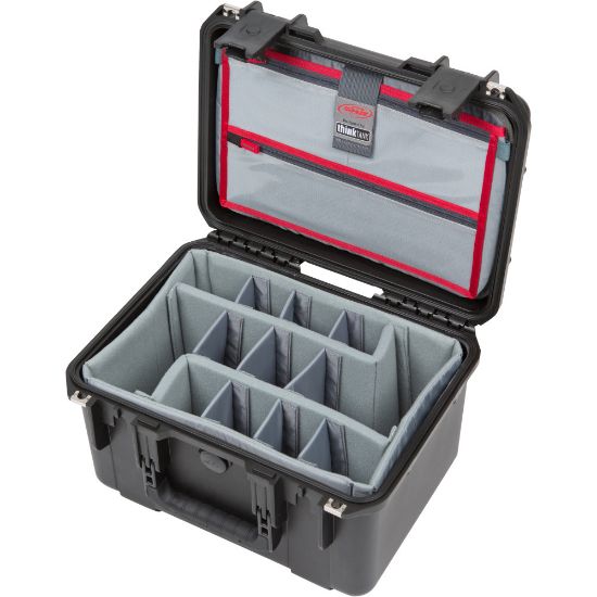 Picture of SKB Cases iSeries Protective Case With Deep Padded Dividers And Wheels, Black