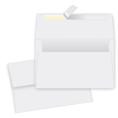 Picture of Quality Park Redi-Strip Photo Envelopes, 4 1/2in x 6 1/4in, Self-Adhesive, White, Pack Of 50