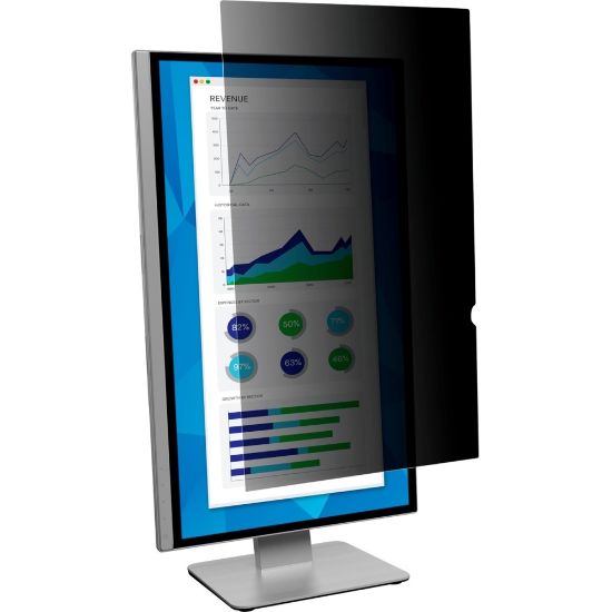 Picture of 3M Privacy Filter for 25in Portrait Monitor, 16:9, PF250W9P - For 25in Widescreen LCD Monitor - 16:9 - Scratch Resistant, Fingerprint Resistant, Dust Resistant - Anti-glare