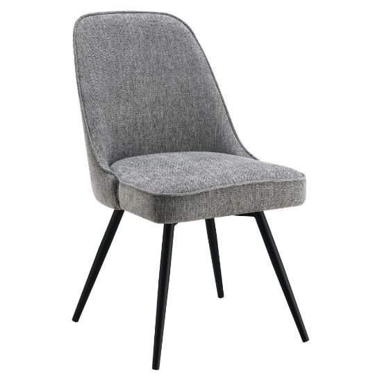 Picture of Office Star Martel Swivel Chair, Charcoal/Black