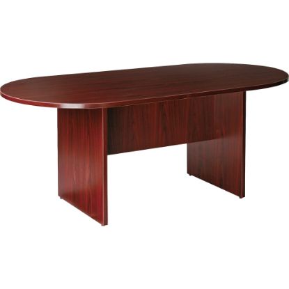 Picture of Lorell Prominence 2.0 Racetrack Conference Table, 72inW, Mahogany