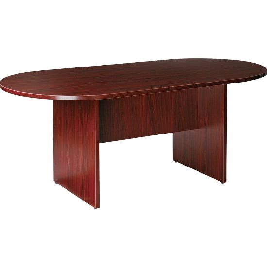 Picture of Lorell Prominence 2.0 Racetrack Conference Table, 72inW, Mahogany