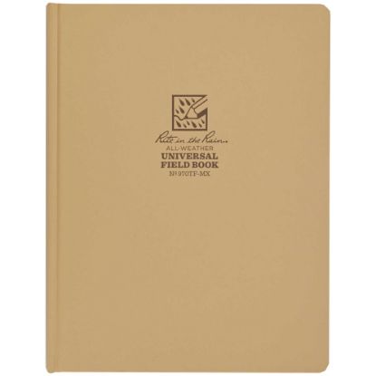 Picture of Rite in the Rain All-Weather Maxi Bound Books, 8-1/4in x 11in, Tan, Case Of 6 Books