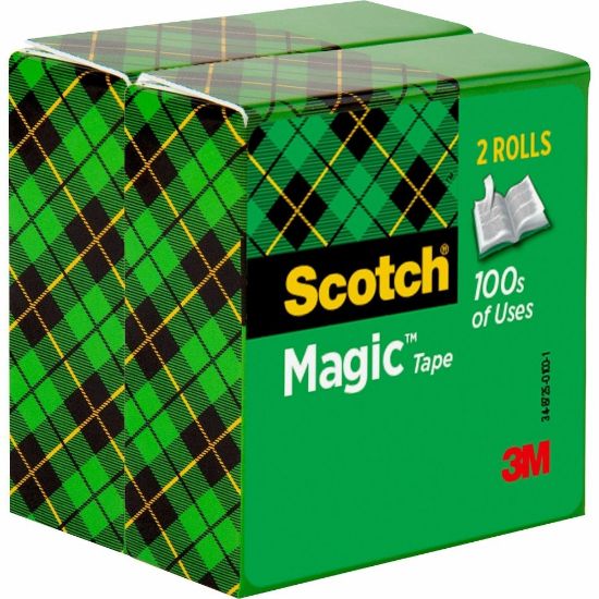 Picture of Scotch Magic Tape, 0.75in x 216ft, Clear, Pack Of 12 Rolls