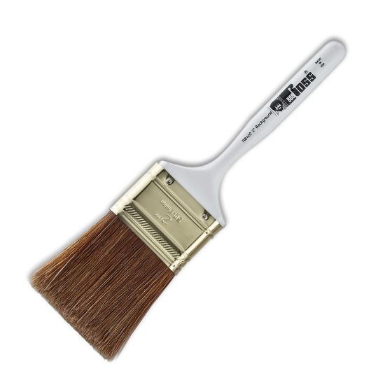 Picture of Bob Ross Paint Brush, 2in, Background Bristle, White