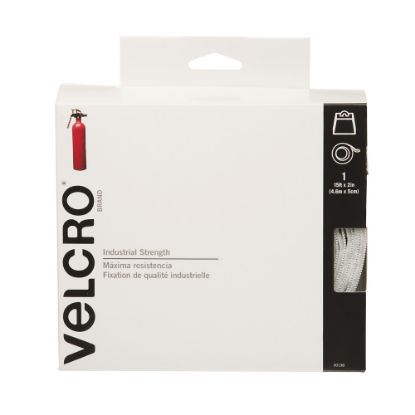 Picture of VELCRO Brand Industrial Strength Velcro Self Stick Tape, 2in x 15ft, White