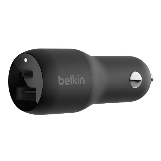 Picture of Belkin 37-Watt Dual Car Charger With PPS, Black