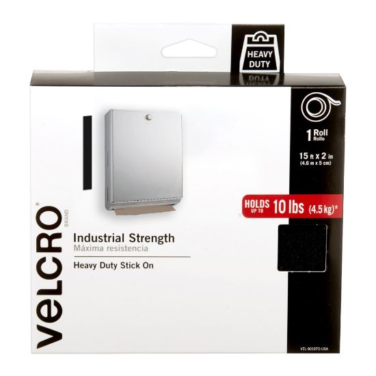 Picture of VELCRO Brand Industrial Strength Velcro Self Stick Tape, 2in x 15ft, Black