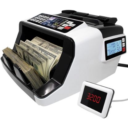 Picture of Nadex Coins V3600 Single Denomination Value Display Bill Counter - Counts 1000 bills/min