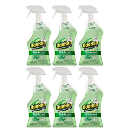 Picture of OdoBan Odor Eliminator Disinfectant Spray, Original Eucalyptus Scent, 32 Oz Bottle, Case Of 6