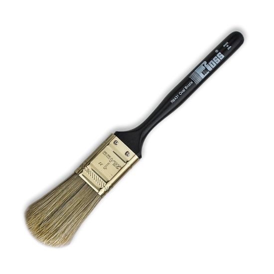 Picture of Bob Ross Paint Brush, 1in, Oval Bristle, White