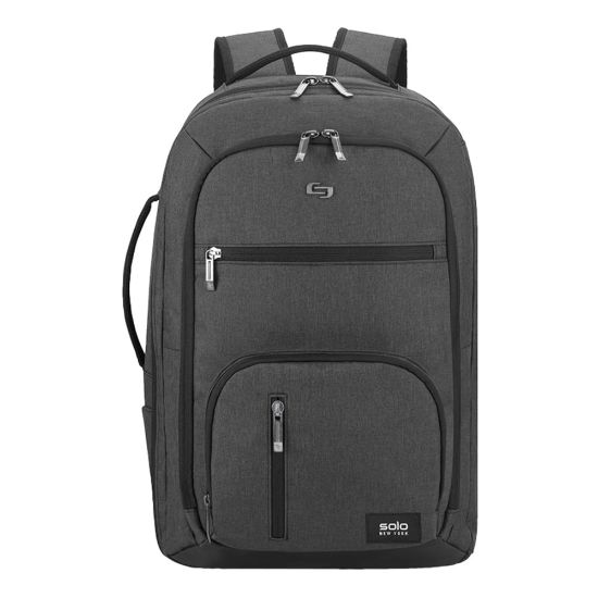 Picture of Solo New York Bags Grand Travel TSA Backpack With 17.3in Laptop Pocket, Gray