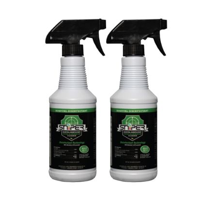 Picture of Sniper Hospital Disinfectant Odor Eliminator & All-Purpose Cleaner Spray, 16 Oz, Case Of 2 Bottles