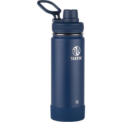 Picture of Takeya Actives Spout Reusable Water Bottle, 18 Oz, Midnight