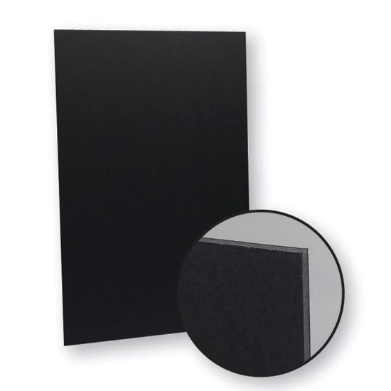 Picture of Flipside Foam Boards, 20inH x 30inW x 3/16inD, Black, Pack Of 10