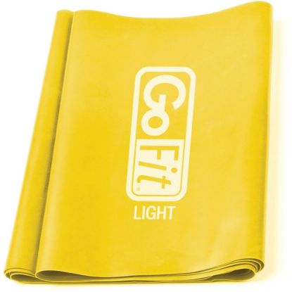 Picture of GoFit Latex-Free Single Flat Band (Yellow/Light) - Yellow