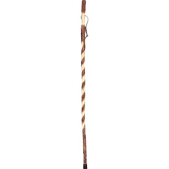 Picture of Brazos Walking Sticks Twisted Hickory Handcrafted Walking Stick, 55in